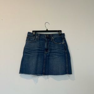 Madewell - Jean Mini Skirt size 27